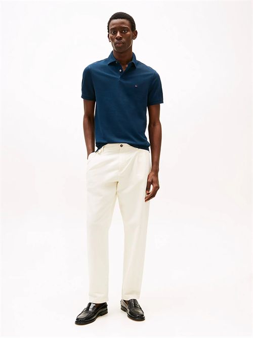 polo uomo blu notte TOMMY HILFIGER | MW0MW17770DAF